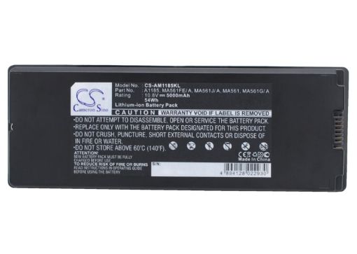 Apple A1185 MA561 Battery Replacement for MacBook 13" A1181 MA472 - 1