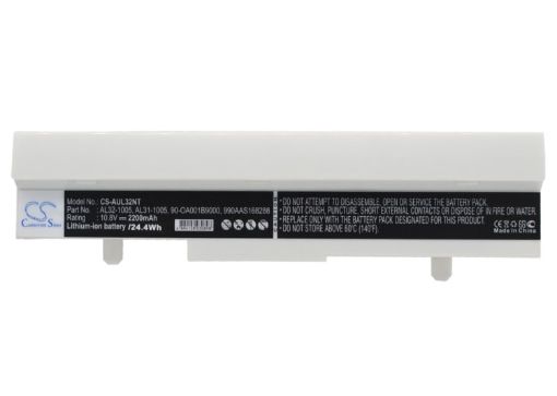Battery Replacement Asus 0B20-00KA0AS 70-OA1B1B2100 90-OA001B9000 AL31-1005 for Eee PC 1001HA 1005 - 1