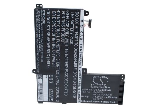 Battery Replacement Asus 0B200-00430100 C41-N541 N54PNC3 for Q501L Q501LA - 1