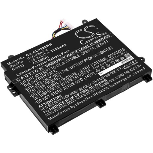 Picture of Battery Replacement Medion P970BAT-4 for Erazer X17801 Erazer X17801(MD 61569 MSN 300