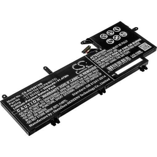 Battery Replacement Asus 0B200-02650000 C31N1704 C31N1704 (3ICP6/60/72) for Q535U - 1