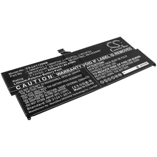 Battery Replacement Lenovo 5B10Z26480 5B10Z26487 5B10Z27861 5B10Z27862 for ThinkPad X12 Detachable - 1