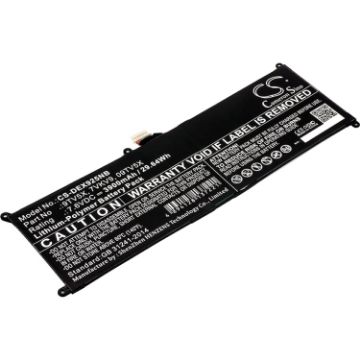 Battery Replacement Dell 07VKV9 09TV5X 0V55D0 for Latitude 12 7275 E7275 - 1