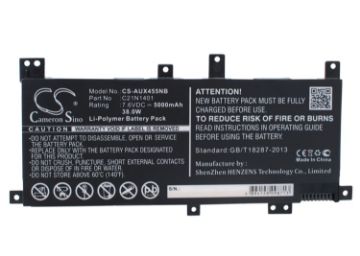 Battery Replacement Asus 0B200-01040000 for A455LA A455LAB - 1