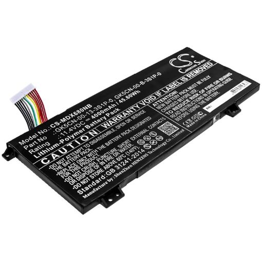 Picture of Battery Replacement Medion 30027408 40068133 MSN30027092 for Erazer X15807 Erazer X6805