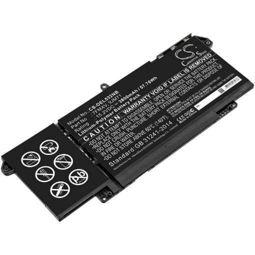 Replacement Battery Dell 7FMXV 9JM71 for Latitude 5320 7320 - 1
