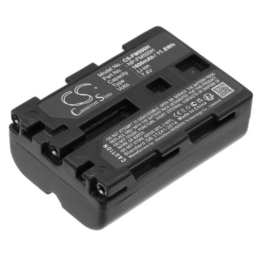Sony NP-FM500H Battery Replacement for DSLR-A100K/W/B - 1
