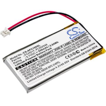 Battery Replacement Acme FCHD17 PL502548 for CarC FlyCamOne 720p - 1