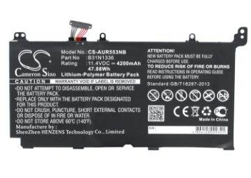 Battery Replacement Asus 0B200-00450100 B31N1336 C31-S551 for A551LN K551LA Serie - 1