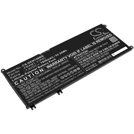 Replacement Battery Dell FMXMT V1P4C for Chromebook 13 3380 - 1
