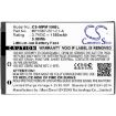 Motorola BPK087-201-01-A Battery Replacement for MPM100 MPM-100 - 3