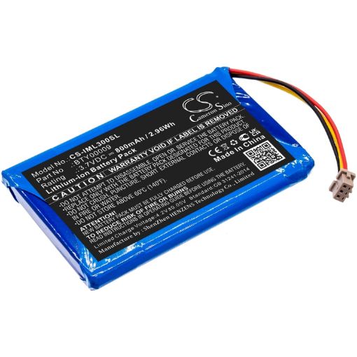 Battery Replacement Ingenico BTY00009 FPS16020002419 for LEC-V03.00-0242 Vital Act 3S - 1