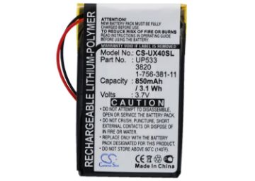 Sony 1-756-381-11 UP553 Battery Replacement for Clie PEG-UX40 PEG-UX50 - 1
