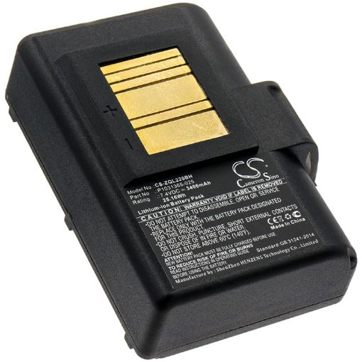 Battery Replacement for Zebra AT16004 BTRY-MPP-34MA1-01 QLN220 QLn220HC - 1