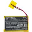 Wacom 1ICP5/34/50 1S1P Battery Replacement for ACK411050 Express Key Remote - 3