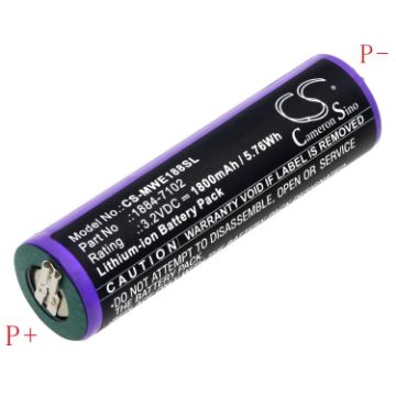 Battery Replacement Moser 1884-7102 for 1884 Li+Pro Ermila 1884 - 1