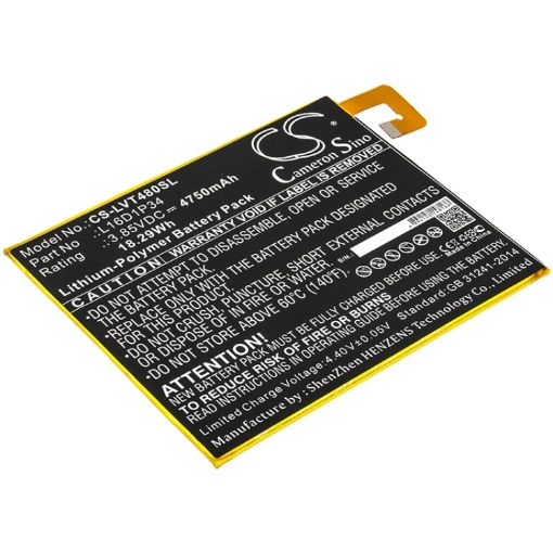 Picture of Battery Replacement Lenovo L16D1P34 for Tab4 8 Tab4 8 Plus
