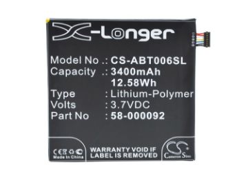 Battery Replacement Amazon 26S1006 26S1006-S(1ICP4/84/82) 58-000092 - 1