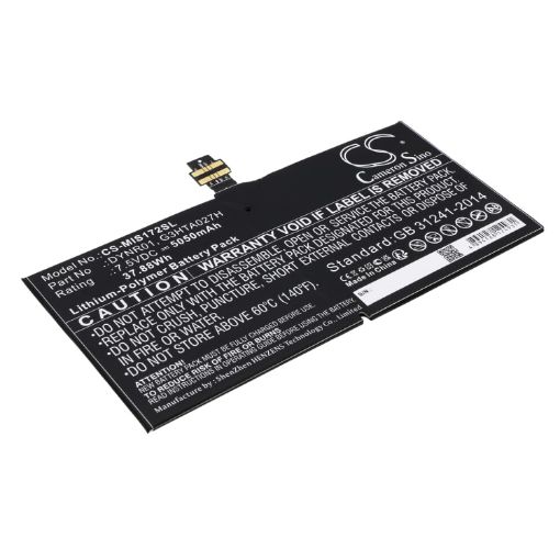 Battery Replacement Microsoft DYNR01 G3HTA027H for 1724 Surface 4 - 1