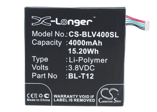 LG BL-T12 EAC62438201 Battery Replacement for Pad 7.0 V400 - 1