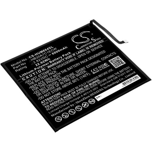 Picture of Battery Replacement Huawei HB30A7C1ECW for MediaPad M6 8.4 VRD-AL09