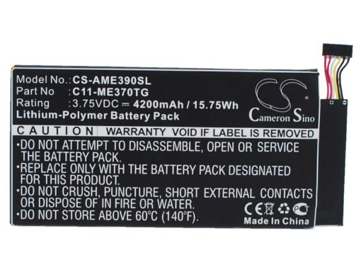 Replacement Battery Asus C11-ME370TG for ME370TG - 1