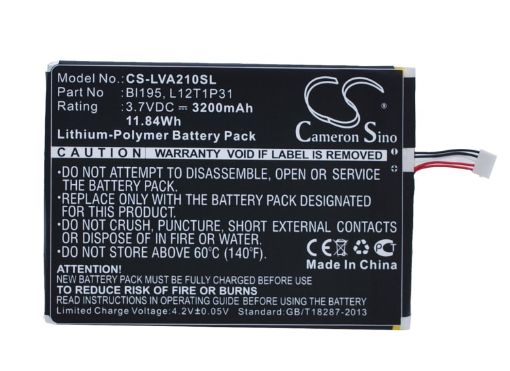 Picture of Battery Replacement Lenovo BL195 L12T1P31 for A2 A2107
