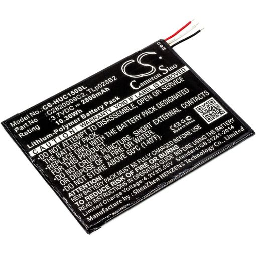 Battery Replacement Kurio C2820009C2 TLp028B2 TLp028BC TLp028BD - 1