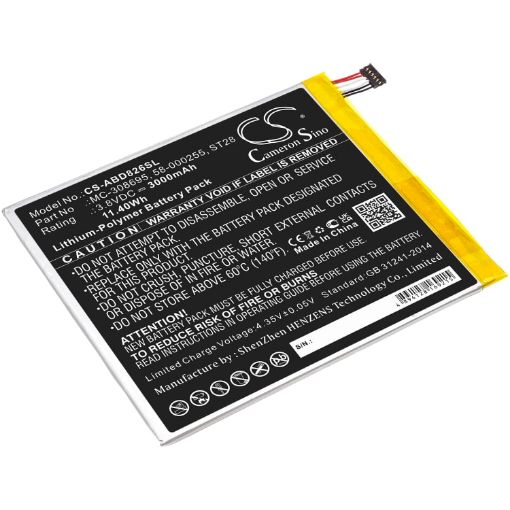 Picture of Battery Replacement Amazon 58-000255 MC-308695 ST28 for Kindle Fire 2019 9th Generatio Kindle Fire M8S26G
