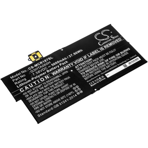 Picture of Battery Replacement Microsoft G3HTA060H for Surface Pro X 1876 Keyboard