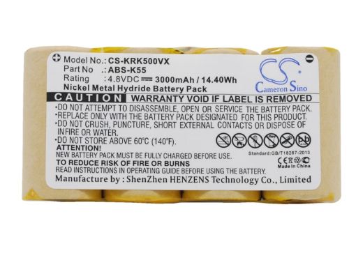 Karcher ABS-K55 Battery Replacement for 1.258-116.0 & 1.258-409.0 - 1