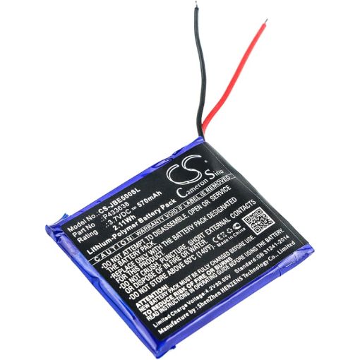 JBL P433638 Battery Replacement for Synchros E50BT - 1