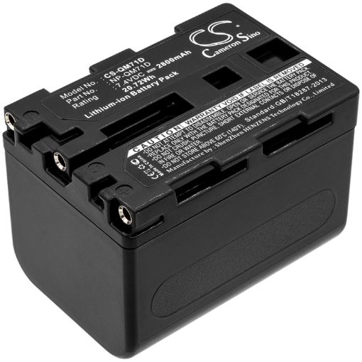 Sony NP-QM71D Battery Replacement for CCD-TRV108 - 1