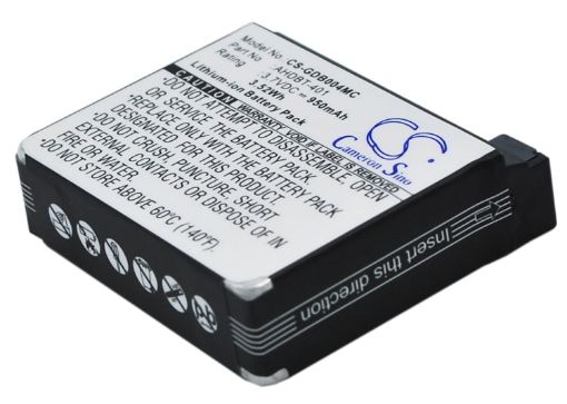 Battery Replacement for Gopro 335-06532-000 AHDBT-401 - 1