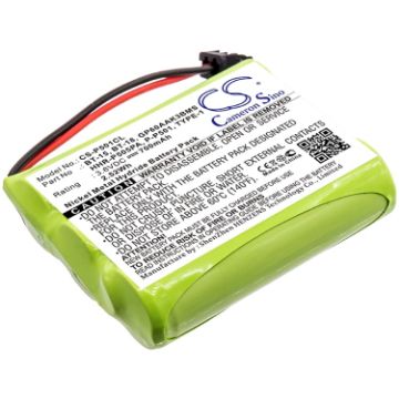 Ge BT-15 Battery Replacement for 10-0935 2-6936GE2 - 1