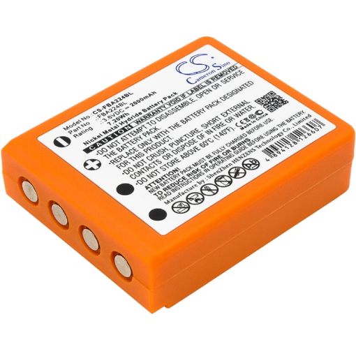 Battery Replacement Hbc BA223000 BA223030 FUB6 for Radiomatic Keynote Linus 4 - 1