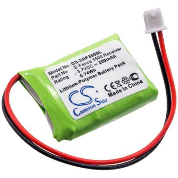 Picture of Battery Replacement Dogtra for E-Fence 3500 Receiver YS-300 Bark Collar