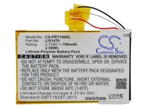 Picture of Battery Replacement Sony 1-853-104-11 LIS1476 LIS1476MHPPC(SY6) for PRS-T1 PRS-T2