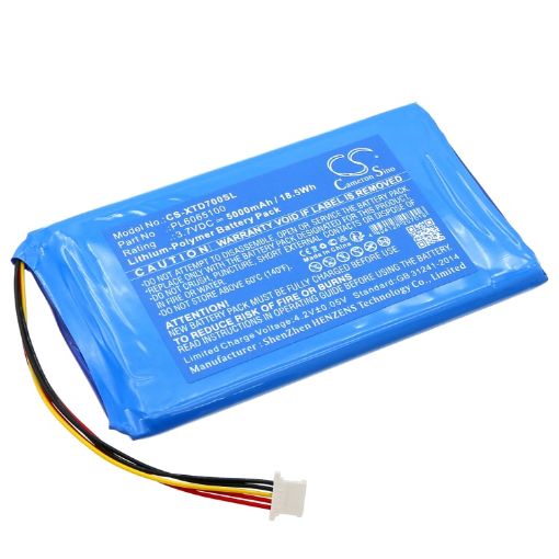 Battery Replacement Xtool PL6065100 for AutoPropad Basic Key Programme D7 BT - 1