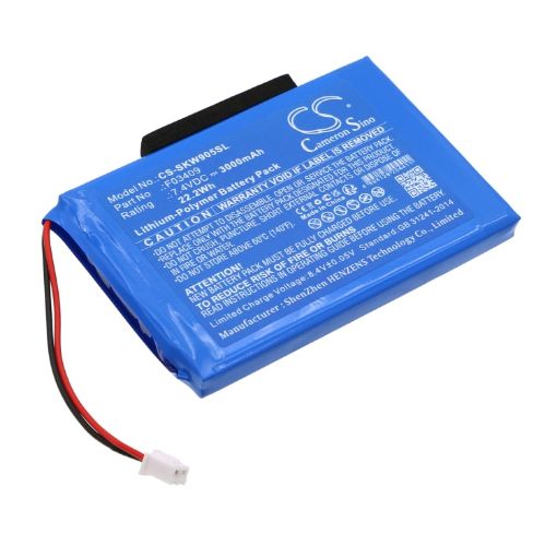 Battery Replacement Satlink F03409 for WS-6902 WS-6905 - 1