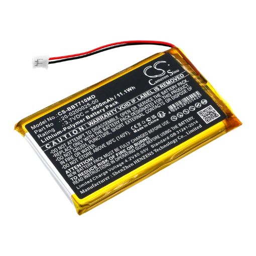 Battery Replacement Bistos 20-0200025-00 for BT-710 Pulse Oximeter - 1