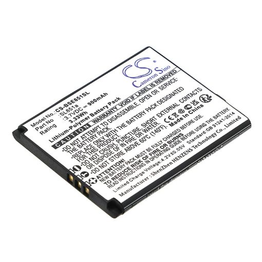 Bea-Fon SL651a Battery Replacement for SL651 - 1