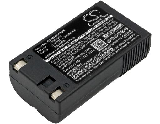 Battery Replacement Paxar 120095 12009502 for 6017 Handiprinter 6032 Pathfinder - 1