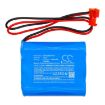 Elxteu 3xAA Battery Replacement for Best Lighting Exit Sign - 3