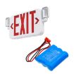 Elxteu 3xAA Battery Replacement for Best Lighting Exit Sign - 6