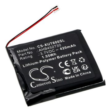 Battery Replacement for Xvive AHB452730 U6 Wireless Mic Receive - 1