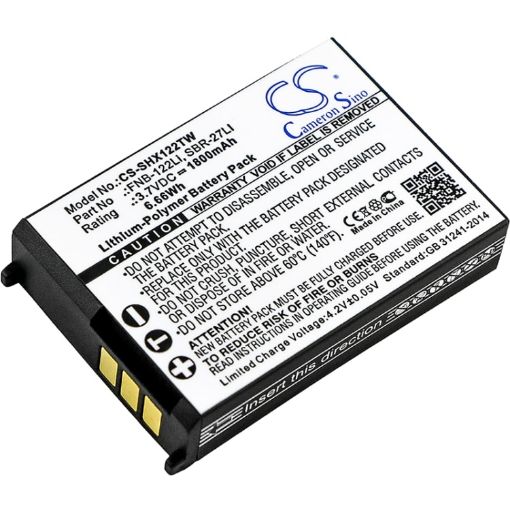Replacement Battery FNB-122Li SBR-27LI for Horizon HX300 - 1