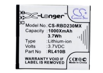 Rollei RL410B Battery for Actioncam 230/240 Replacement - 1