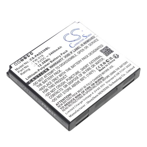 Replacement Battery YW-018 for Pax D230 - 1