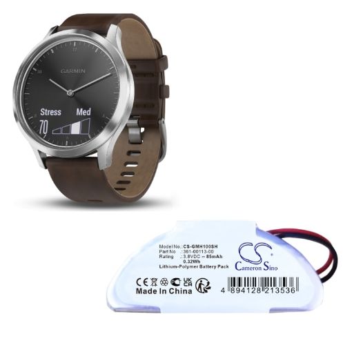 Replacement Battery for Garmin Vivomove HR 361-00113-00 - 1